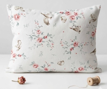 Наволочка Bibigul textil Flowers 40x60 ранфорс, хлопок, 1 шт