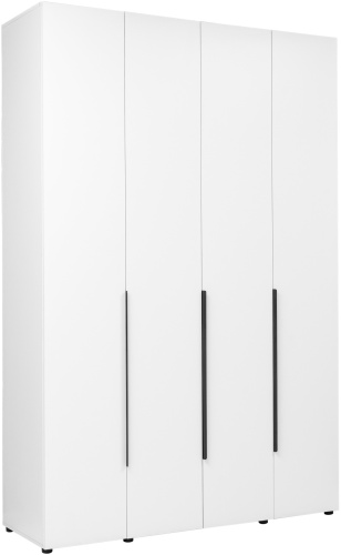 Распашной шкаф Aiba Mebel Four , 160x243х50 см, белый
