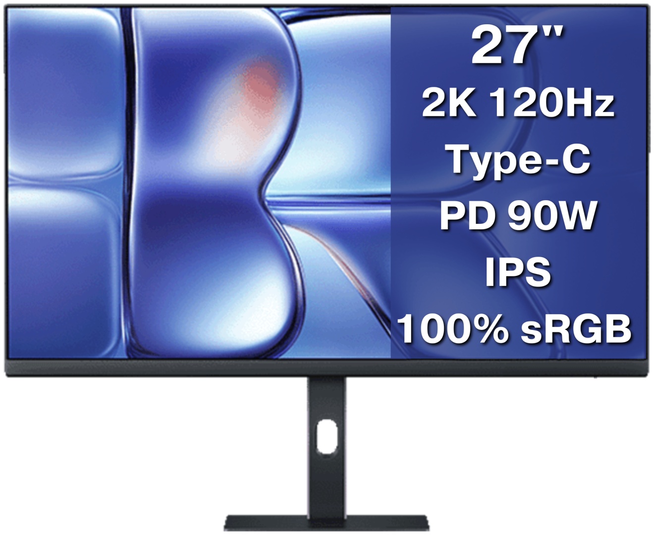 Монитор 27" Xiaomi A27Q Type-C 2026 P27QDC-RA черный