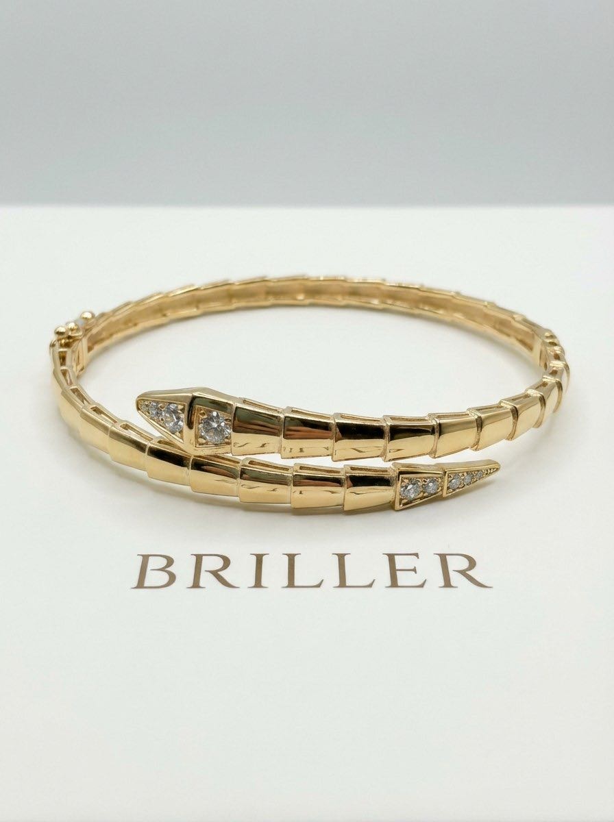 BRILLER 0988765557br длина 19 см, вес 7.2 г золото, плетение обод