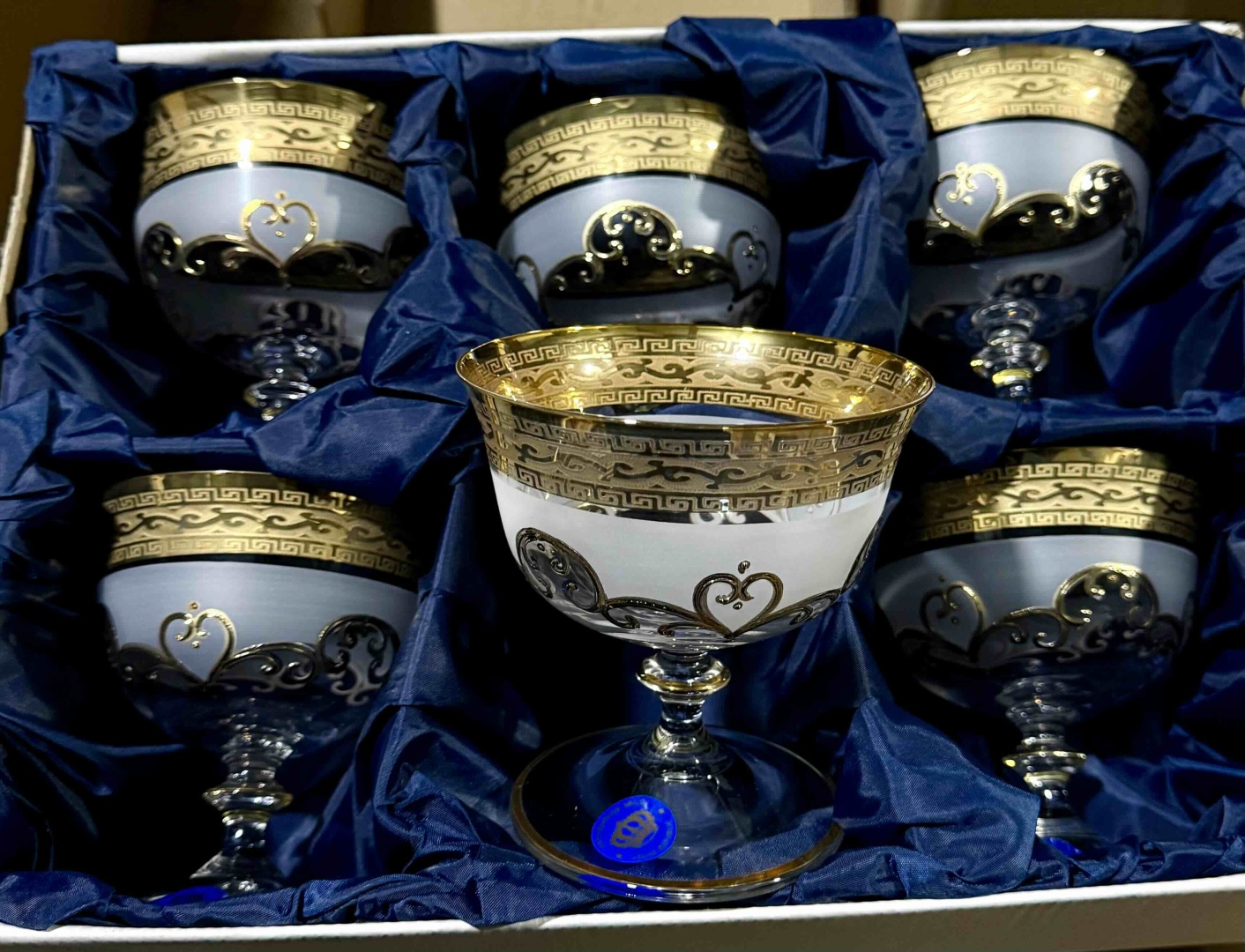 Bohemia Crystal креманка Antic/250 круглая 6 шт, стекло