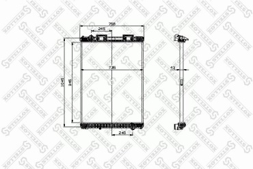 Stellox радиатор основной 81-03316-SX
