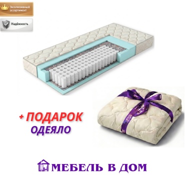 Матрас Мебель в Дом Слип 1 + одеяло, 160x200x21 см