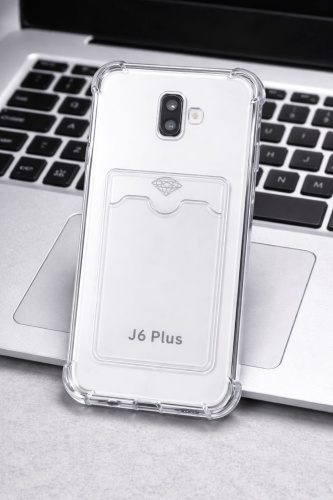 Чехол Nati.aks для Samsung Galaxy J4 Plus прозрачный
