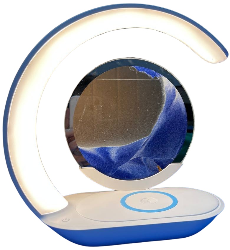 Декоративный светильник настольный Miraie LunarGlow (синий) D25, теплый белый, холодный белый