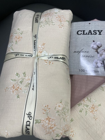 Комплект CLASY евростандарт хлопок, муслин, : 50x70 см