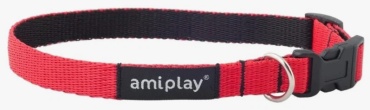 Amiplay ошейник для прогулки M красный