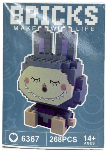 Конструктор Bricks Labubu 2321002_6367, деталей 268 шт