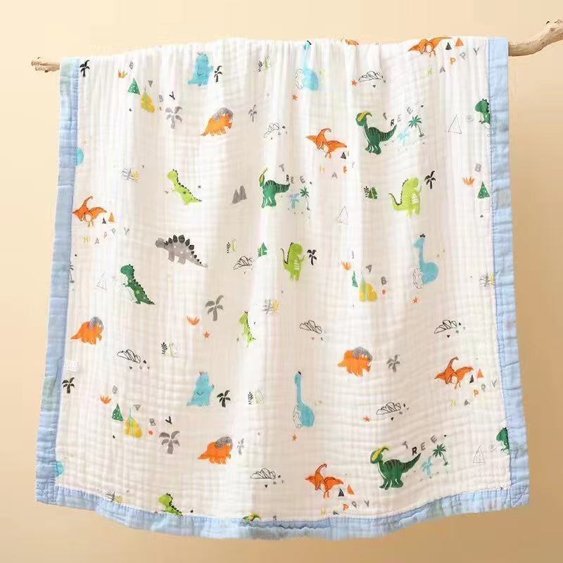 Детский плед Moon Textile 110х110 см, хлопок, мультиколор