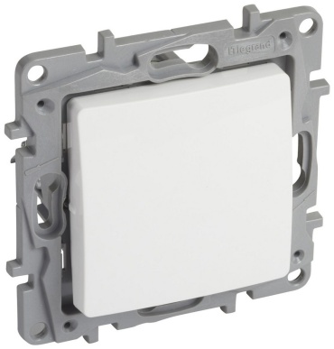 Выключатель клавишный Legrand Etika 672209, белый