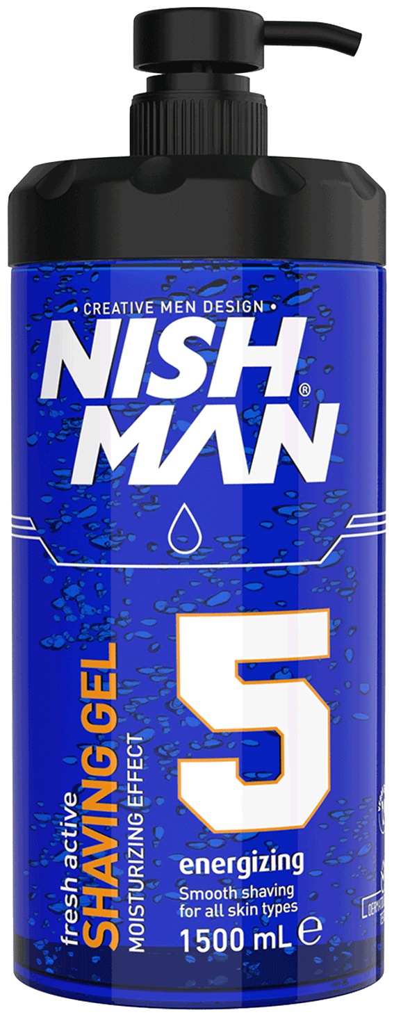 NISHMAN 5 Energizing 1500 гель для бритья 1500 мл