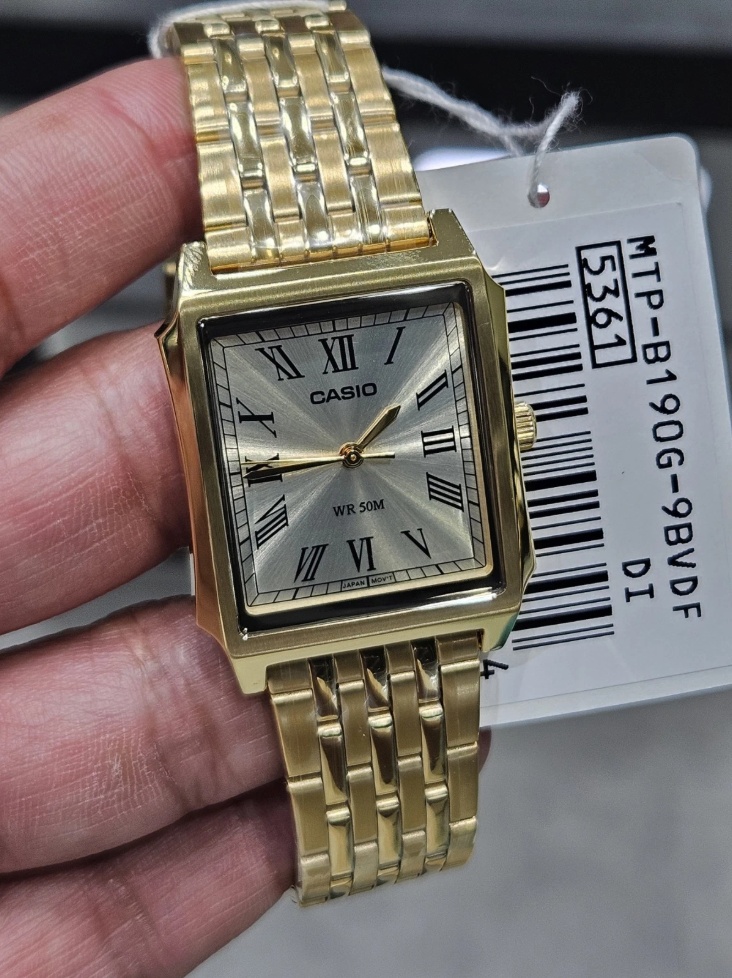 Кварцевые CASIO MTP-B190G-9BVDF нержавеющая сталь