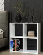 Стеллаж напольный , 70x32x70 см, белый