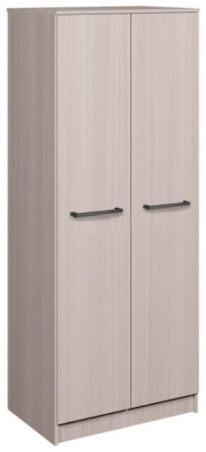 Распашной шкаф ZETA Интеро КУЛ-125.1, 80x200х50 см, светло серый