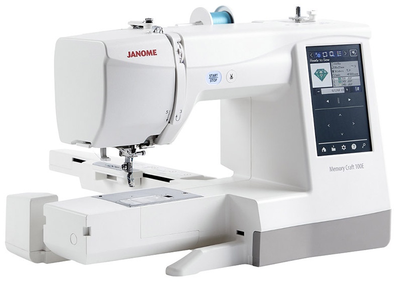 Вышивальная машина Janome Memory Craft 100E Turquoise Blue