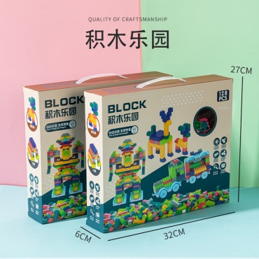 Конструктор Block 128, деталей 128 шт