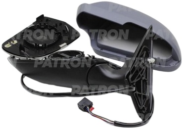 Зеркало в сборе PATRON PMG3507M01 левое для Skoda Octavia 2006-2013