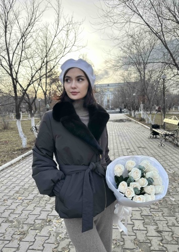 Зимняя куртка Eliza коричневый