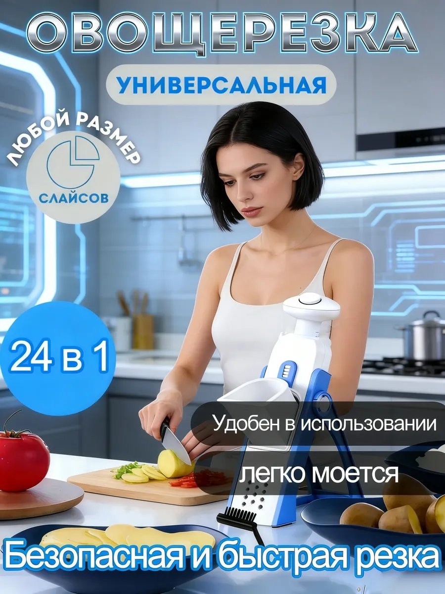 Овощерезка 909726430, нерж.сталь
