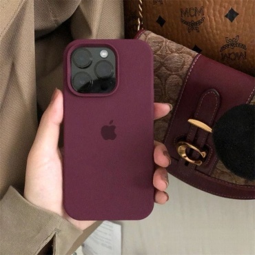 Чехол для Apple iPhone 14 Pro бордовый