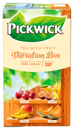 Чай Pickwick Variation Box черный кусочки фруктов 20 пакетиков