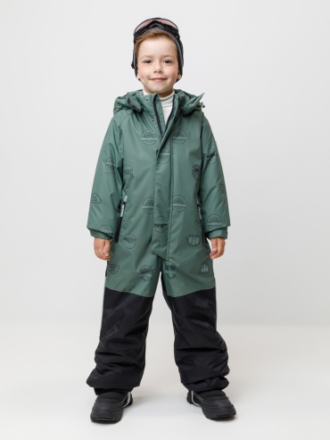 Комбинезон Crockid черный, зеленый