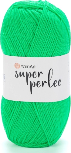 Моток YarnArt Super Perle 83 Ярко зелёный 400 м 100 г