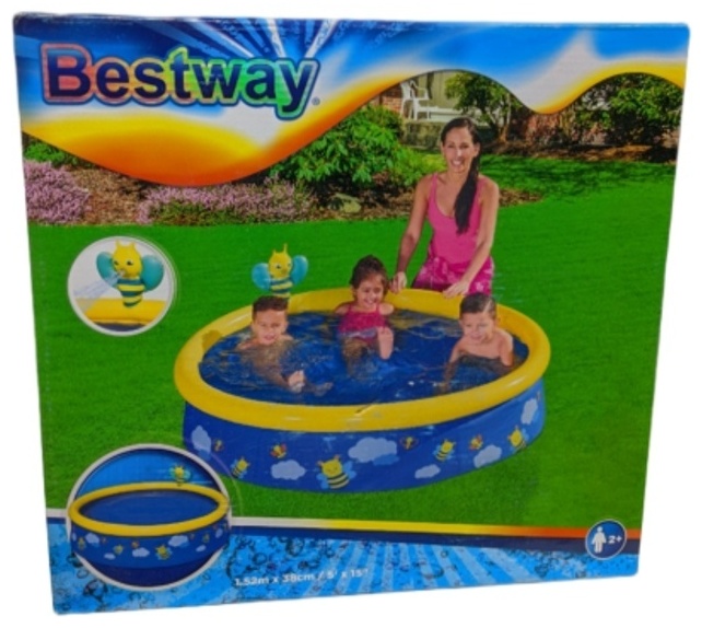 Бассейн надувной Bestway 57326/57326E My First Fast Set, 152x38 см