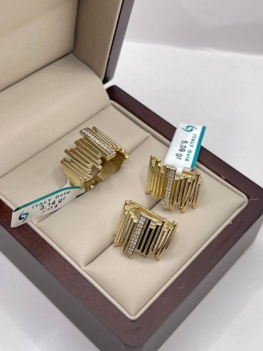 BAQ BRAND 48596325 вес 8.42 г золото, фианит