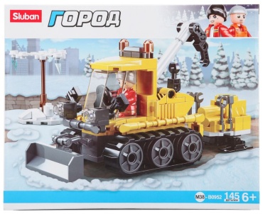 Конструктор SLUBAN Снегоуборщик M38-B0952, деталей 145 шт