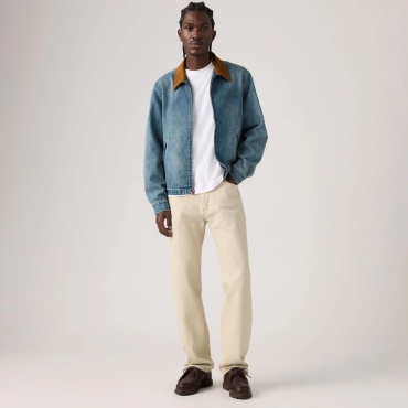 Джинсы свободного кроя Levis белый