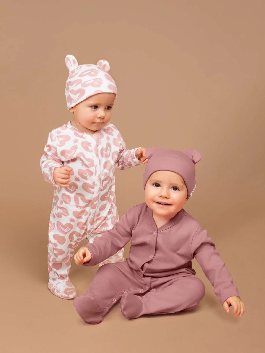 Комплект Amarobaby белый, розовый