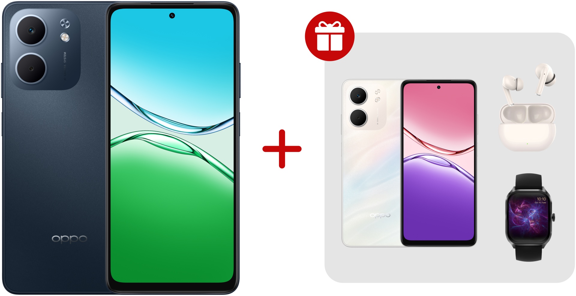 Смартфон OPPO A5x 4 ГБ/128 ГБ синий + подарок
