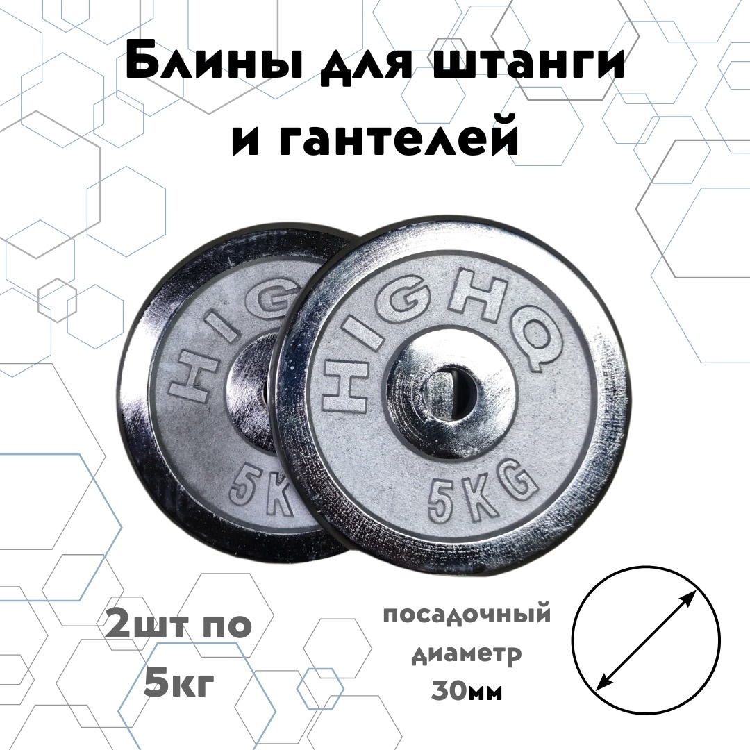 Диск SPORT LVL 5KG 30mm(2) 5 кг