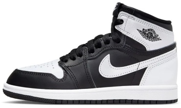 Кроссовки Nike Jordan Kids 1 Retro High OG (PS) белый, черный