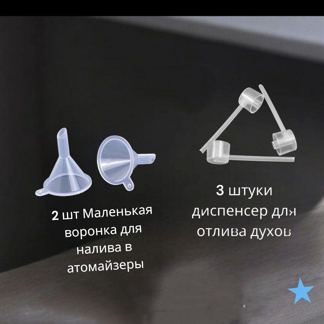 Набор аксессуаров для наполнения парфюма пластик 5 мл 5 шт