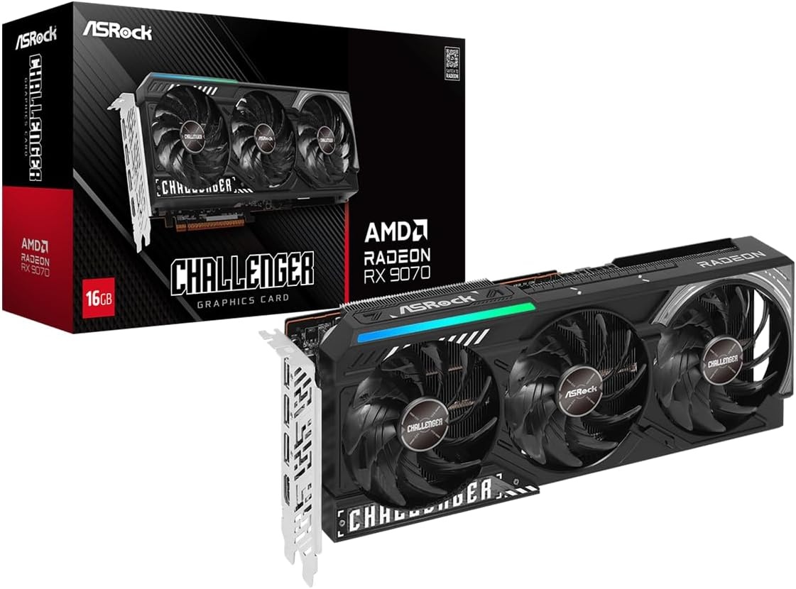 Видеокарта ASRock ASRock Challenger Radeon RX 9070 16GB 16 Гб