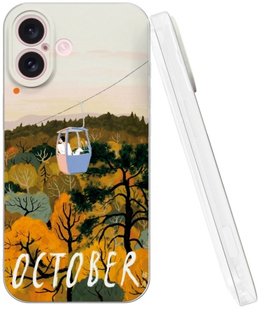 Чехол Mcover для Apple iPhone 16 рисунок
