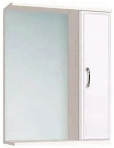 Шкаф зеркальный навесной Vako Вегас 60, 60x23.5x70 см, белый