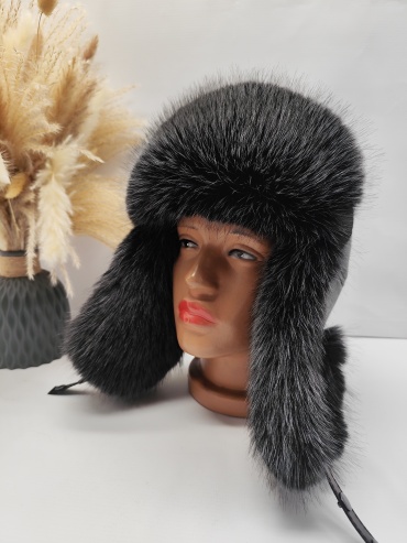 Ушанка Bogema Store размер 58, черный