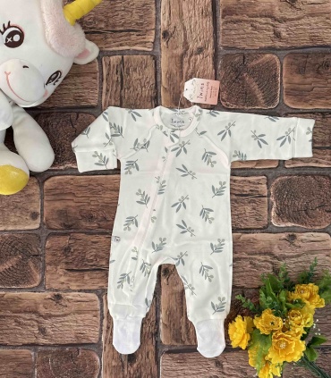 Слип Twins Textile белый, бирюзовый