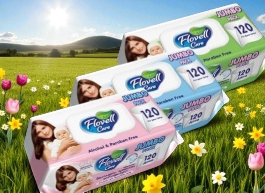 Влажные салфетки Flovell Care Набор влажных салфеток 360 шт 120 шт
