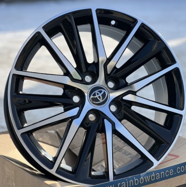 Rainbow TOYOTA CAMRY 75 6.5x16/5x114.3 D60.1 ET40 4 диска черный, серебристый