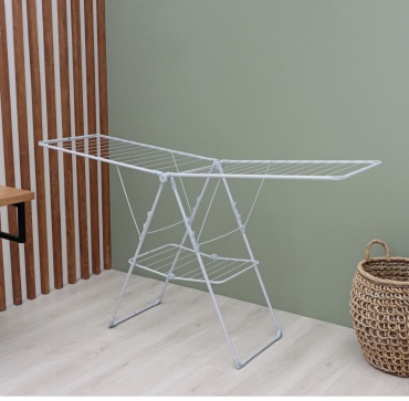 Сушилка напольная Nika 21x21x21 см, кол-во уровней: 2, металл, пластик