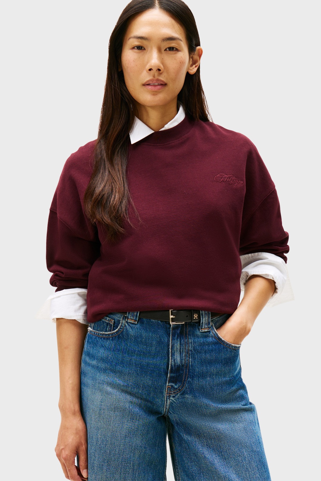 Свитшот Tommy Hilfiger бордовый