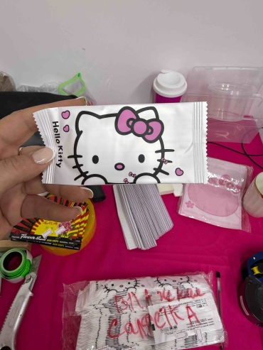 Детские влажные салфетки Hello Kitty 1 шт
