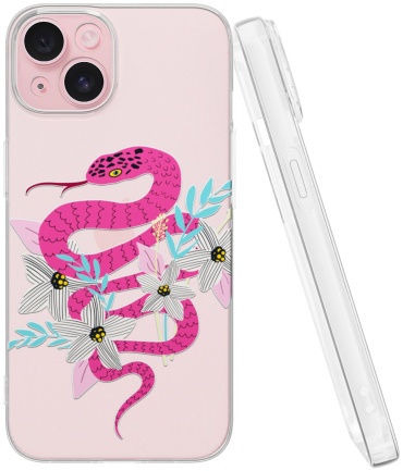 Чехол Mcover для Apple iPhone 15 рисунок