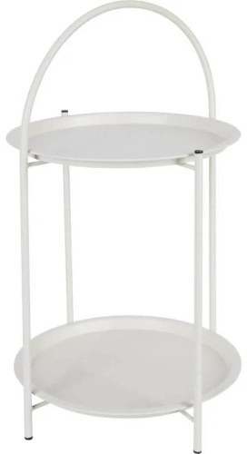 Журнальный столик Koopman International NB1510570, 44х44x66 см, белый