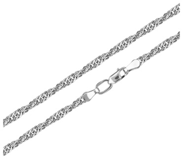 TALANT 320-73-0050-30028_50 длина 50 см, вес 6.37 г серебро, плетение сингапур