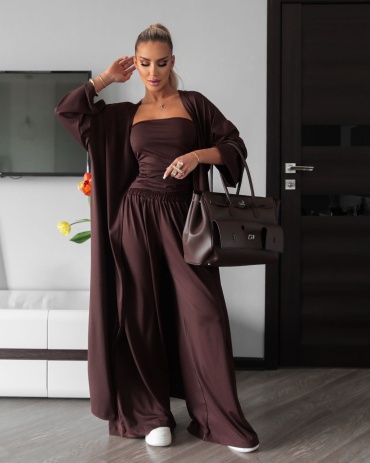 Костюм повседневный Victoria Style коричневый